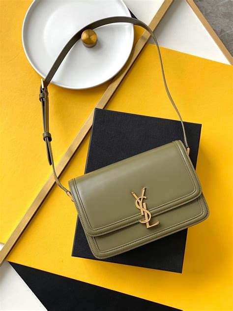 ysl light green bag|YSL padded shoulder bag.